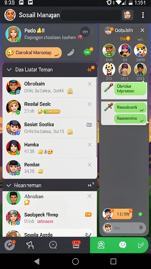 wongtoto - Koneksi dengan teman-teman dalam permainan.